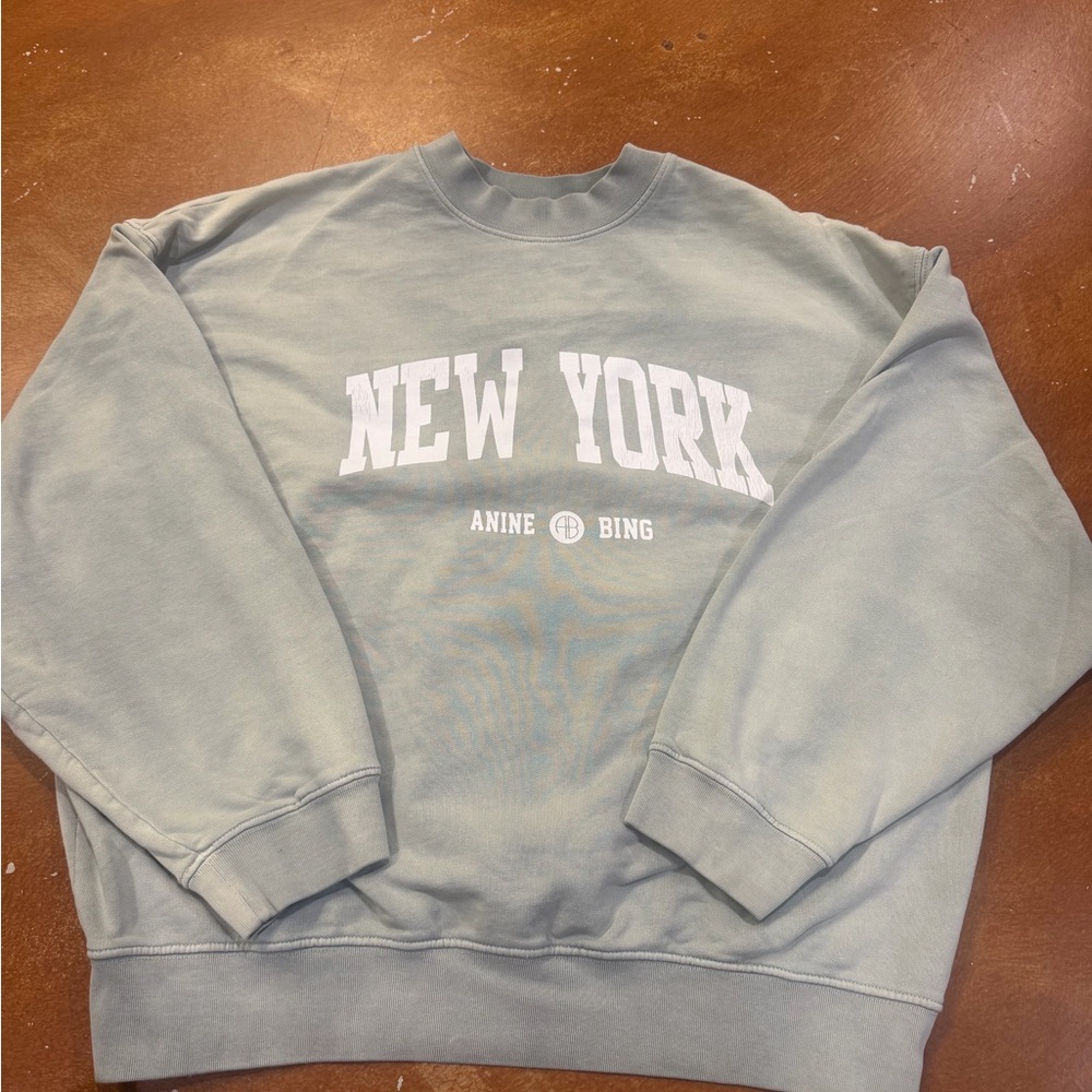 Anine Bing Women's Light Green Sweatshirt